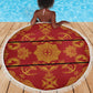 Basotho Blanket Beach Blanket Lesotho Seanamarena Kharetsa Royal Red - African Pride