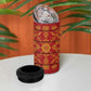 Basotho Blanket 4 in 1 Can Cooler Tumbler Lesotho Seanamarena Kharetsa Royal Red - African Pride