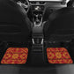 Basotho Blanket Car Mats Lesotho Seanamarena Kharetsa Royal Red - African Pride