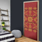 Lesotho Seanamarena Kharetsa Royal Red Door Cover Basotho Traditional Blanket Style