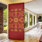 Lesotho Seanamarena Kharetsa Royal Red Door Cover Basotho Traditional Blanket Style
