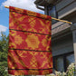 Basotho Blanket Garden Flag Lesotho Seanamarena Kharetsa Royal Red - African Pride