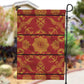 Basotho Blanket Garden Flag Lesotho Seanamarena Kharetsa Royal Red - African Pride
