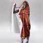 Basotho Blanket Hooded Blanket Lesotho Seanamarena Kharetsa Royal Red - African Pride