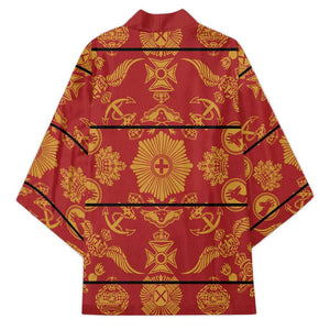 Lesotho Seanamarena Kharetsa Royal Red Kimono Basotho Traditional Blanket Style