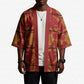 Lesotho Seanamarena Kharetsa Royal Red Kimono Basotho Traditional Blanket Style