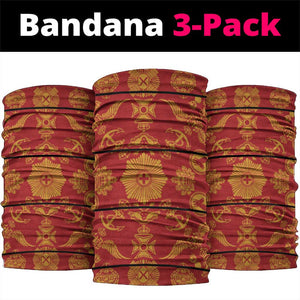 Basotho Blanket Neck Gaiter Lesotho Seanamarena Kharetsa Royal Red - African Pride