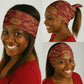 Basotho Blanket Neck Gaiter Lesotho Seanamarena Kharetsa Royal Red - African Pride