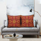 Lesotho Seanamarena Kharetsa Royal Red Pillow Cover Basotho Traditional Blanket Style