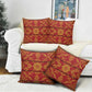 Lesotho Seanamarena Kharetsa Royal Red Pillow Cover Basotho Traditional Blanket Style