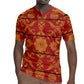 Basotho Blanket Rugby Jersey Lesotho Seanamarena Kharetsa Royal Red - African Pride
