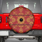 Basotho Blanket Spare Tire Cover Lesotho Seanamarena Kharetsa Royal Red - African Pride