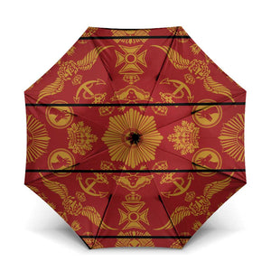 Lesotho Seanamarena Kharetsa Royal Red Umbrella Basotho Traditional Blanket Style