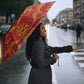 Lesotho Seanamarena Kharetsa Royal Red Umbrella Basotho Traditional Blanket Style
