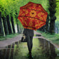 Lesotho Seanamarena Kharetsa Royal Red Umbrella Basotho Traditional Blanket Style