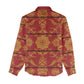 Basotho Blanket Women Casual Shirt Lesotho Seanamarena Kharetsa Royal Red - African Pride