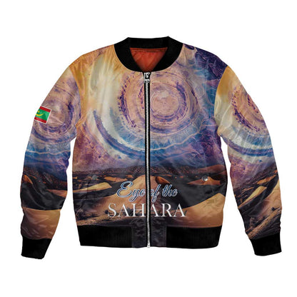 Mauritania Eyes of the SaharaBomber Jacket - African Pride