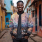 Mauritania Eyes of the SaharaBomber Jacket - African Pride
