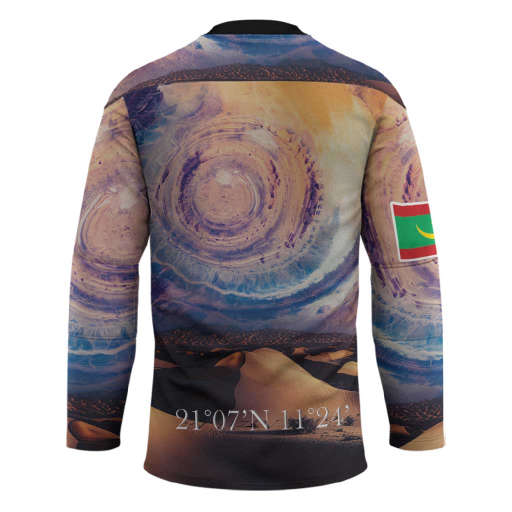 Mauritania Richat Structure Hockey Jersey Eyes of the Sahara