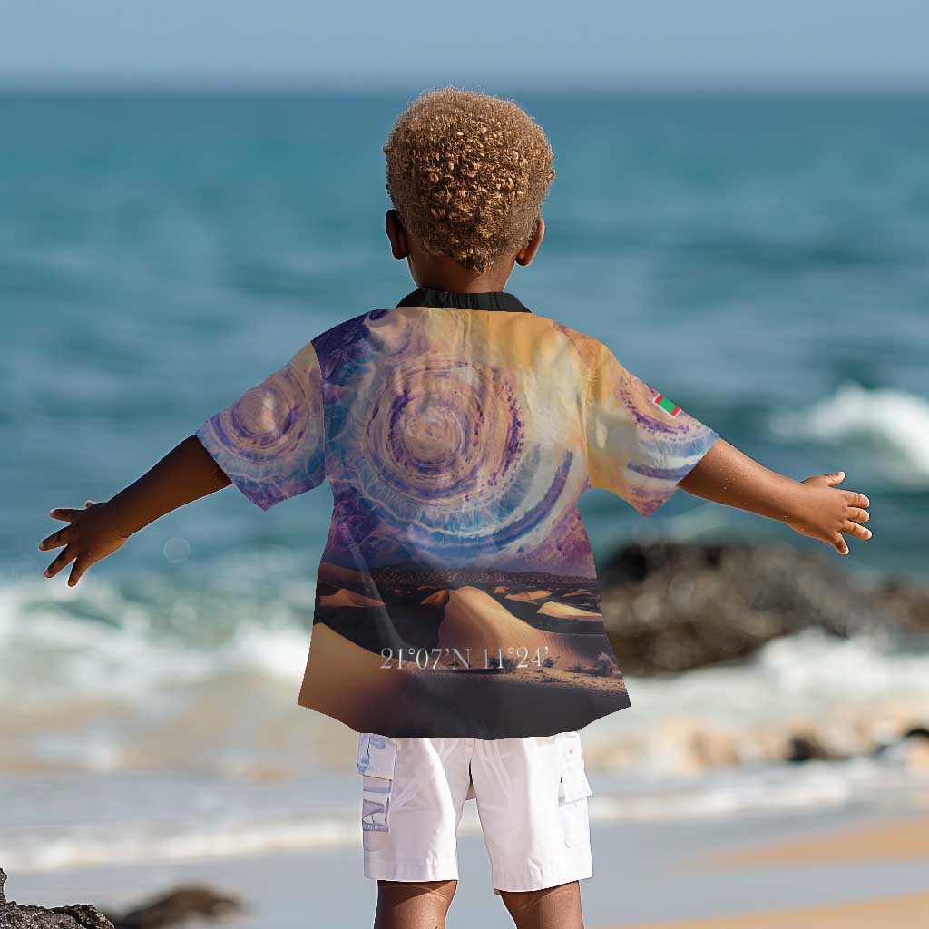 Mauritania Eyes of the SaharaKid Hawaiian Shirt - African Pride