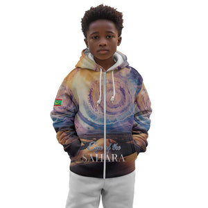 Mauritania Eyes of the SaharaKid Hoodie - African Pride