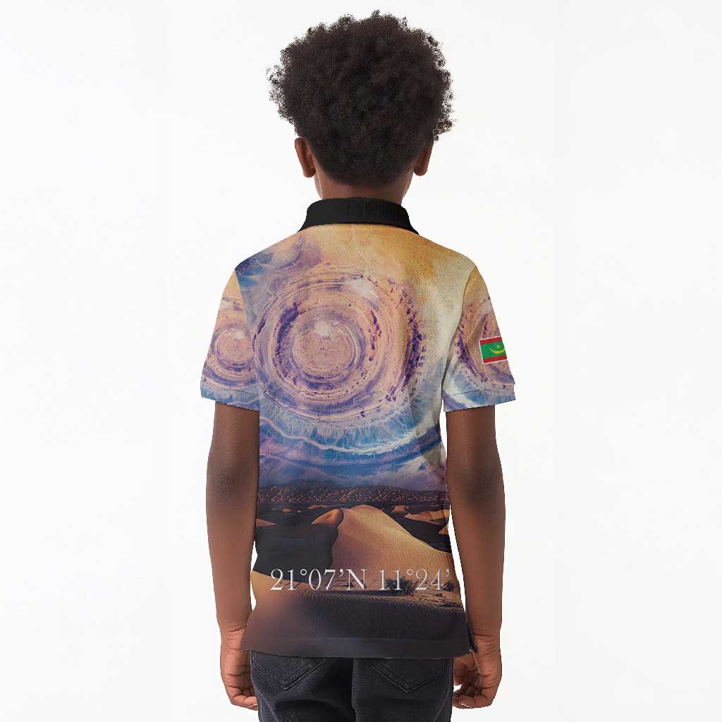 Mauritania Eyes of the SaharaKid Polo Shirt - African Pride
