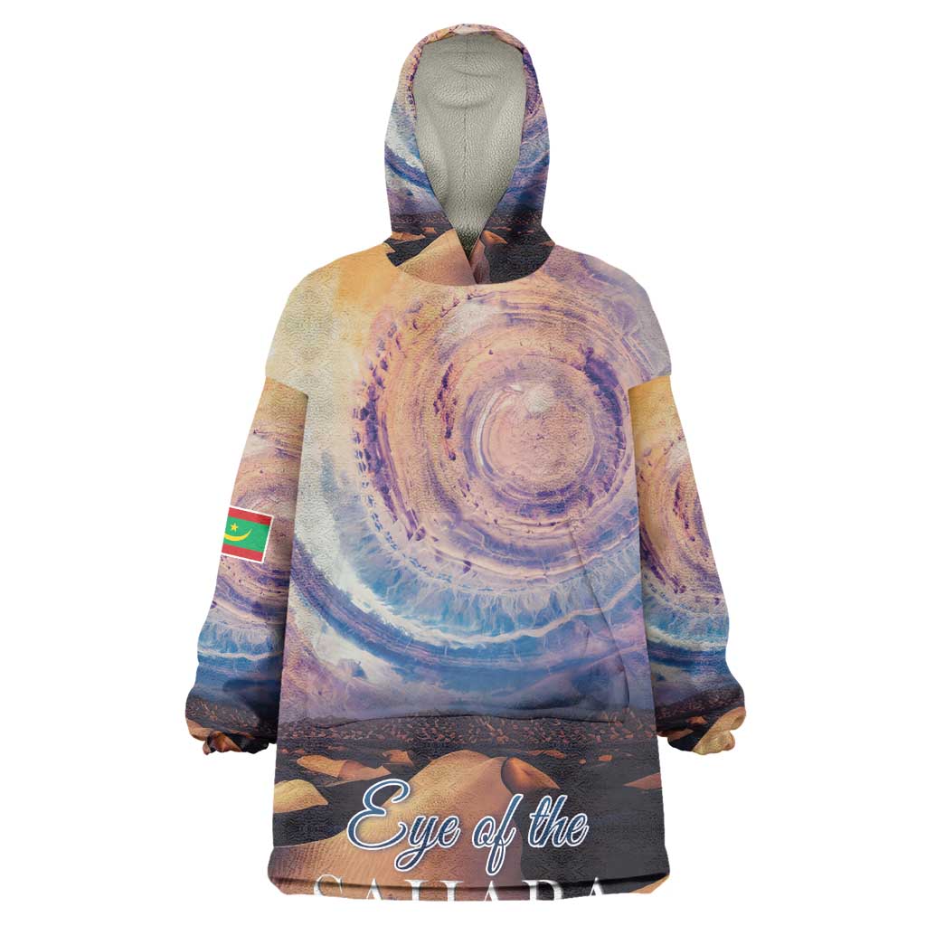 Mauritania Eyes of the SaharaKid Wearable Blanket Hoodie - African Pride