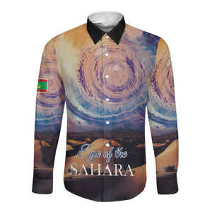 Mauritania Eyes of the SaharaLong Sleeve Button Shirt - African Pride