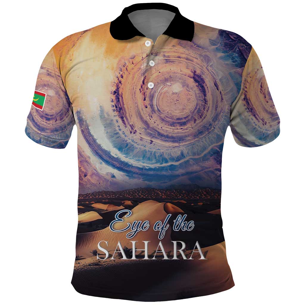 Mauritania Eyes of the SaharaPolo Shirt - African Pride
