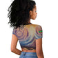 Mauritania Eyes of the SaharaRaglan Cropped T shirt - African Pride