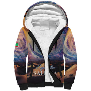 Mauritania Eyes of the SaharaSherpa Hoodie - African Pride
