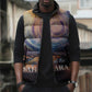 Mauritania Richat Structure Sleeveless Puffer Jacket Eyes of the Sahara