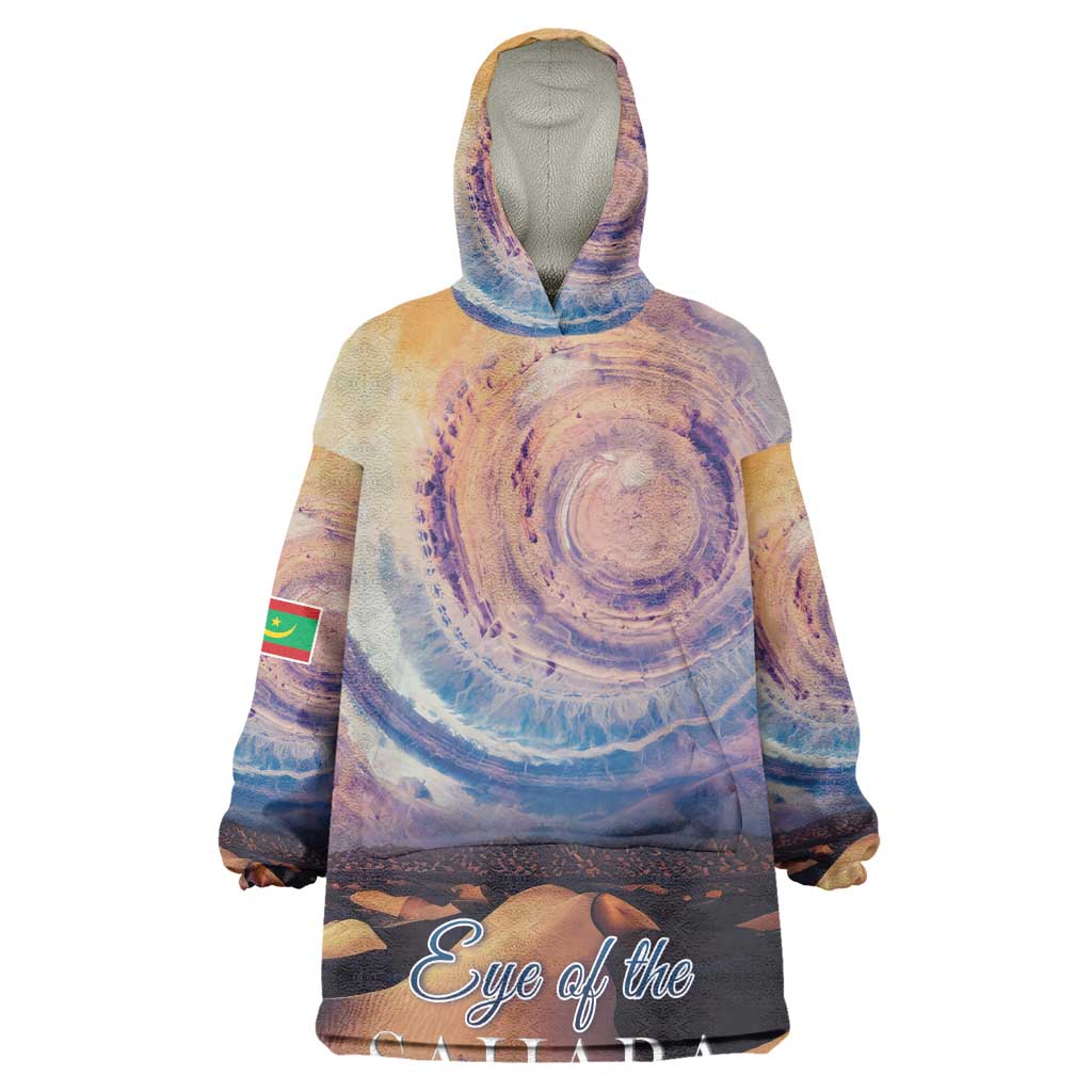 Mauritania Eyes of the SaharaWearable Blanket Hoodie - African Pride