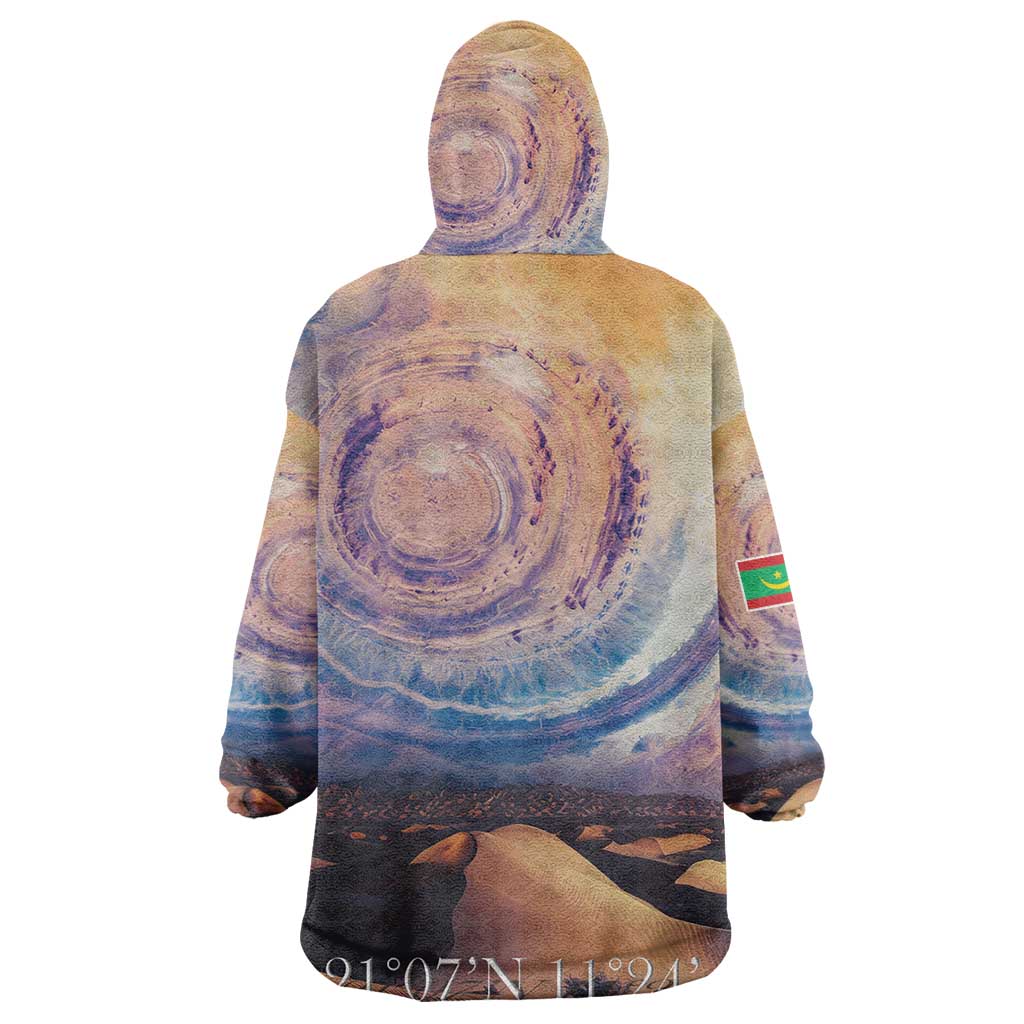 Mauritania Eyes of the SaharaWearable Blanket Hoodie - African Pride