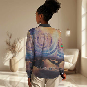 Mauritania Eyes of the SaharaWomen Casual Shirt - African Pride