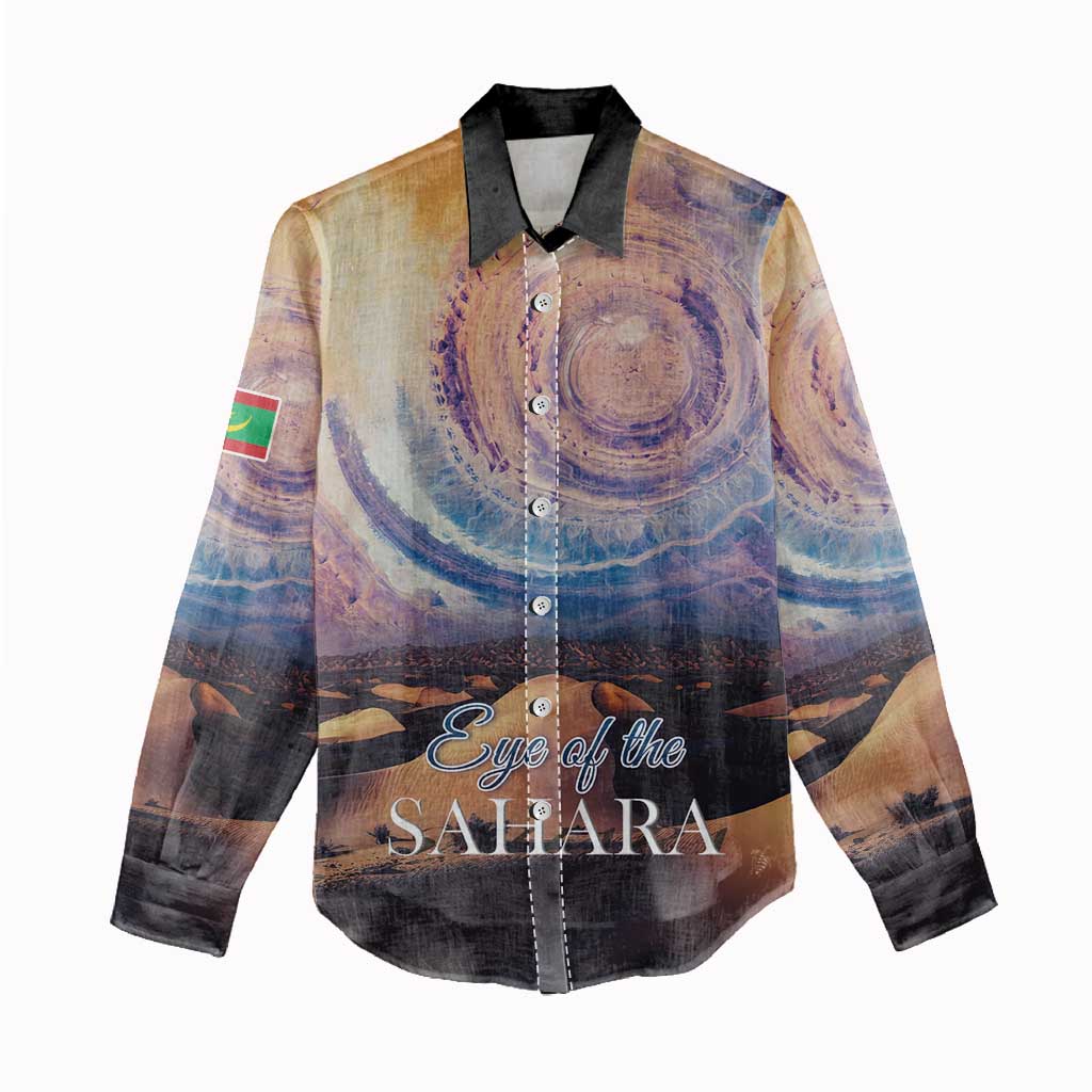Mauritania Eyes of the SaharaWomen Casual Shirt - African Pride
