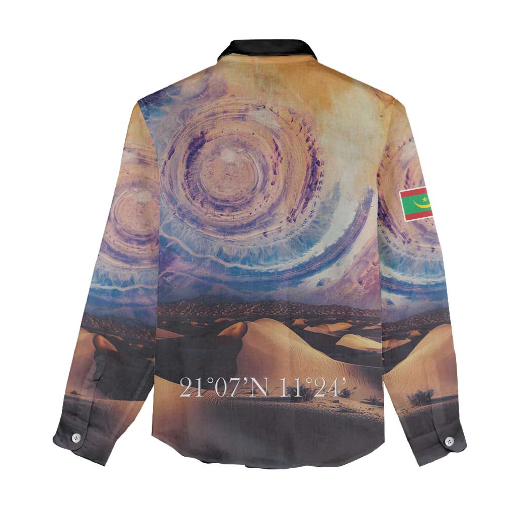 Mauritania Eyes of the SaharaWomen Casual Shirt - African Pride