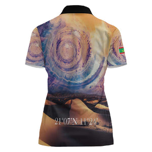 Mauritania Eyes of the SaharaWomen Polo Shirt - African Pride