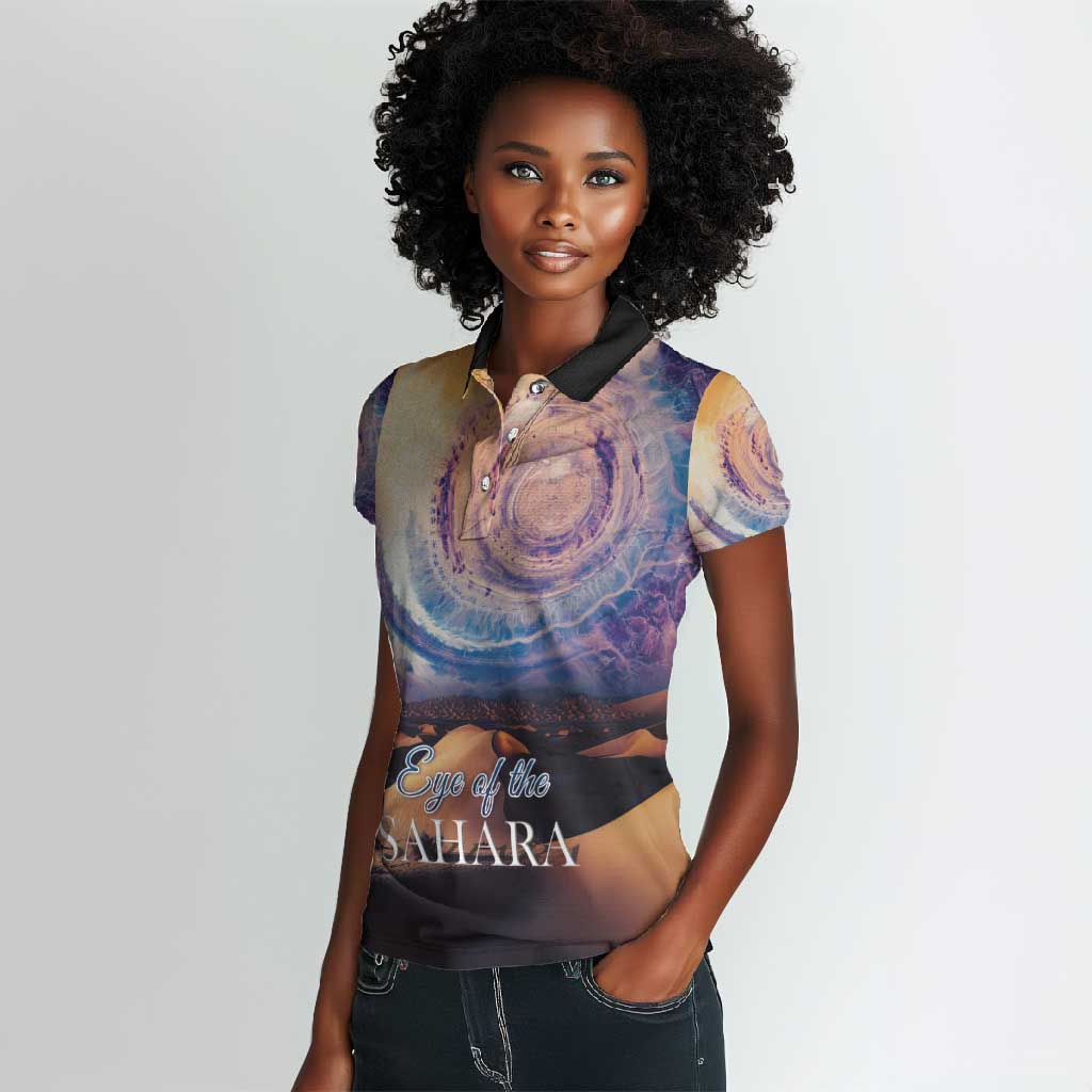 Mauritania Eyes of the SaharaWomen Polo Shirt - African Pride