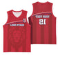 Custom Liberia Basketball Jersey Football Lion Mascot - Red - African Pride