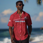 Custom Liberia Hawaiian Shirt Football Lion Mascot - Red