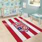 Custom Liberia Football Area Rug The Lone Stars Sporty Style