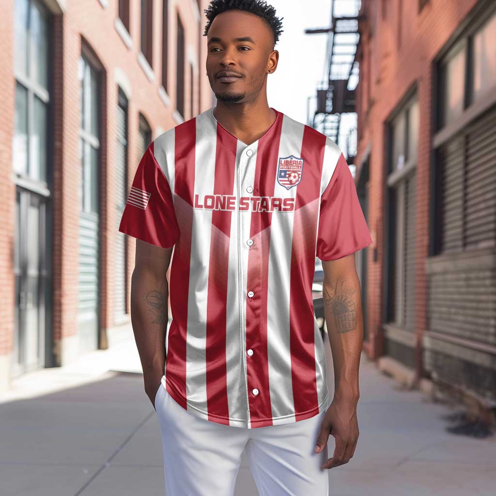 Custom Liberia Football Baseball Jersey The Lone Stars Sporty Style