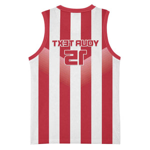 Custom Liberia Football Basketball Jersey The Lone Stars Sporty Style - African Pride
