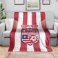 Custom Liberia Football Blanket The Lone Stars Sporty Style