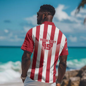 Custom Liberia Football Hawaiian Shirt The Lone Stars Sporty Style