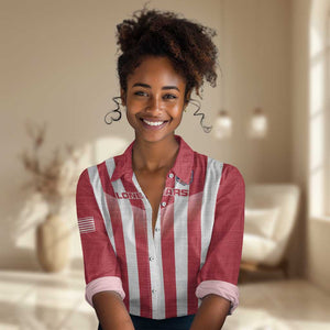 Custom Liberia Football Women Casual Shirt The Lone Stars Sporty Style LT15