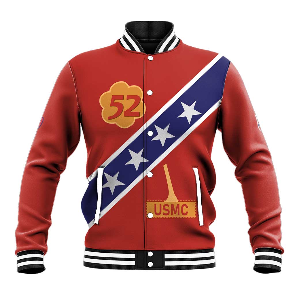 52 USMC Legacy Baseball Jacket Proud Montford Point Marines - African Pride