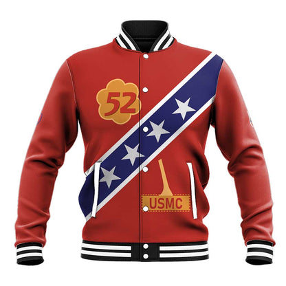 52 USMC Legacy Baseball Jacket Proud Montford Point Marines - African Pride