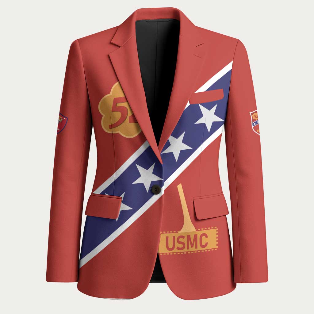 Montford Point Marines Blazer 52 USMC Tribute